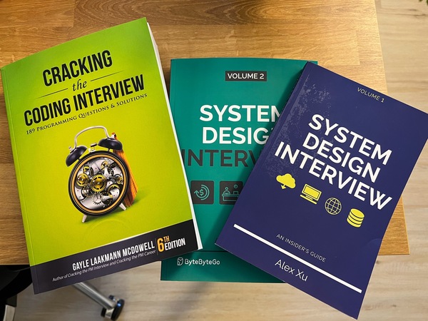 Algunos de los libros que utilicé para prepararme para mis entrevistas